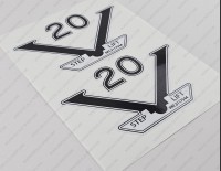 Wellcraft V20 Step Lift Decal Set of 2 x 6" Wellcraft V20 Step Lift Decal Set of 2 x 6"